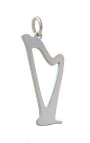 harp pendant stainless steel