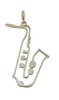 Saxophon Edelstahlanhänger