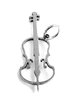 cello pendant stainless steel 45x15x0,8mm