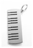 keyboard pendant stainless steel